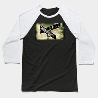 158th Place & Greenwood Avenue2, Shoreline, Washington by Mistah Wilson Baseball T-Shirt